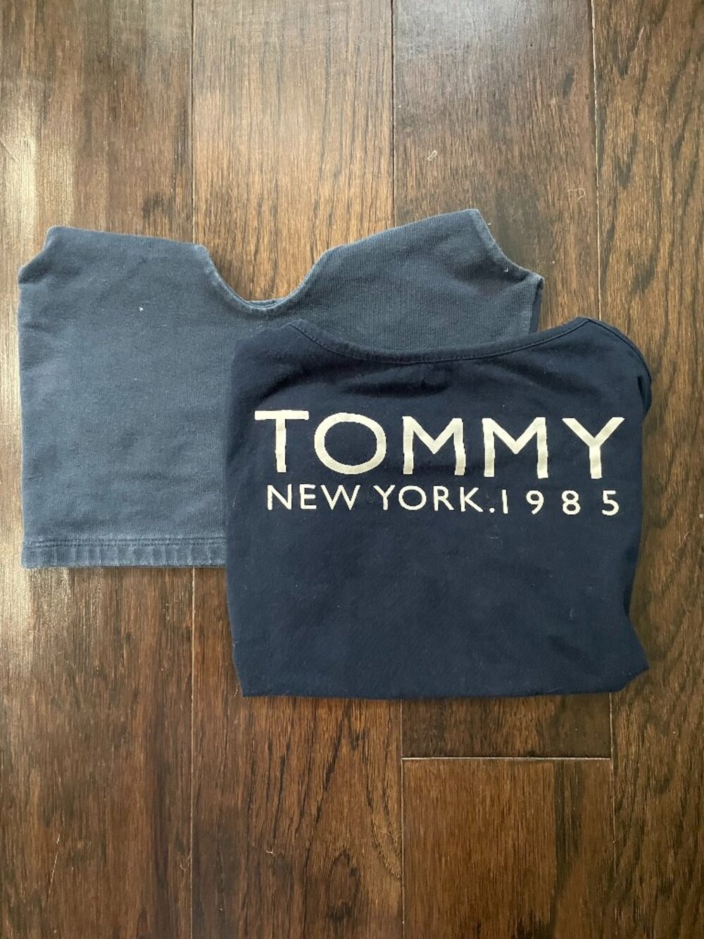 Brandy Melville Bundle - Halter Top + Tommy Top - Navy Blue